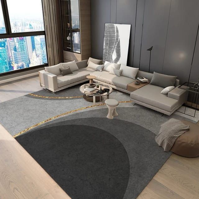 5*8 Luxurious 3D Carpet for Living Room Bedroom Mat Indoor Washable Floor Home and Decor Mat Size 5by8