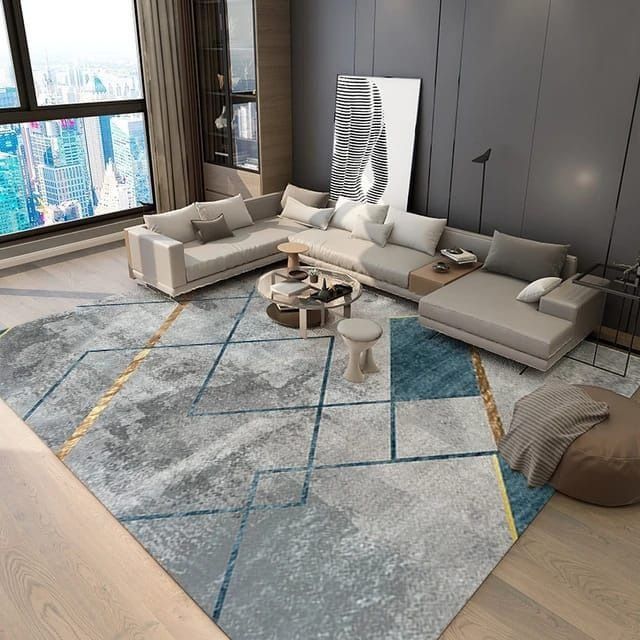 7*10 Luxurious 3D Carpet for Living Room Bedroom Mat Indoor Washable Floor Home and Decor Mat Size 7x10