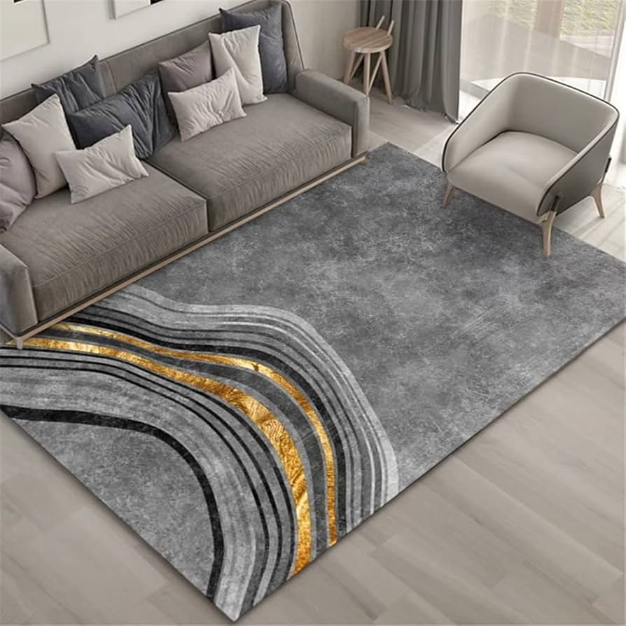 7*10 Luxurious 3D Carpet for Living Room Bedroom Mat Indoor Washable Floor Home and Decor Mat Size 7x10