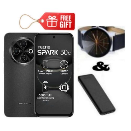 SPARK 30C,128GB ROM & UPTO 8GB RAM,5000MAH,DUAL SIM,GIFTS