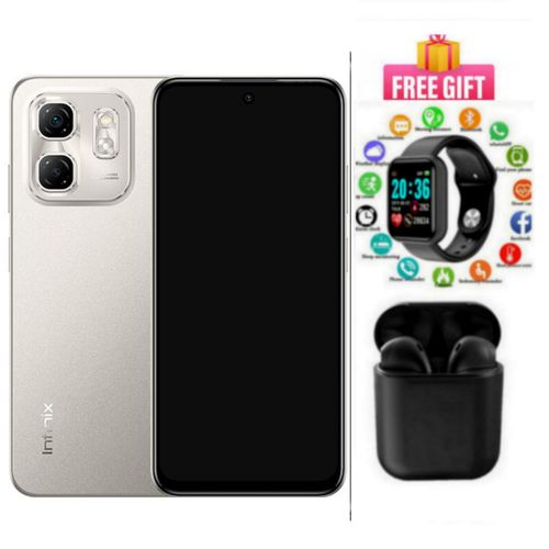 Infinix HOT 50i Display: 6.7 HD RAM: 6GB (Expandable up to 12GB) ROM: 128GB DUAL SIM BUDS S WATCH