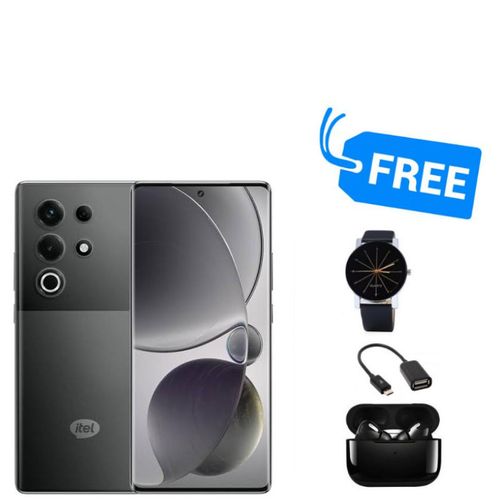 Itel S25 ULTRA,AMOLED,256GB STORAGE & 8GB RAM,120HZ,FREE WATCH,OTG & BUDS