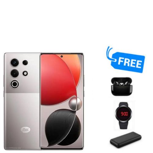 Itel S25 ULTRA,SUPER-BRIGHT AMOLED DISPLAY,CURVED SCREEN,UPTO 16GB RAM & 256GB ROM,DUAL SIM,5000MAH,50MP,FREE BUDS,WATCH & POWERBANK