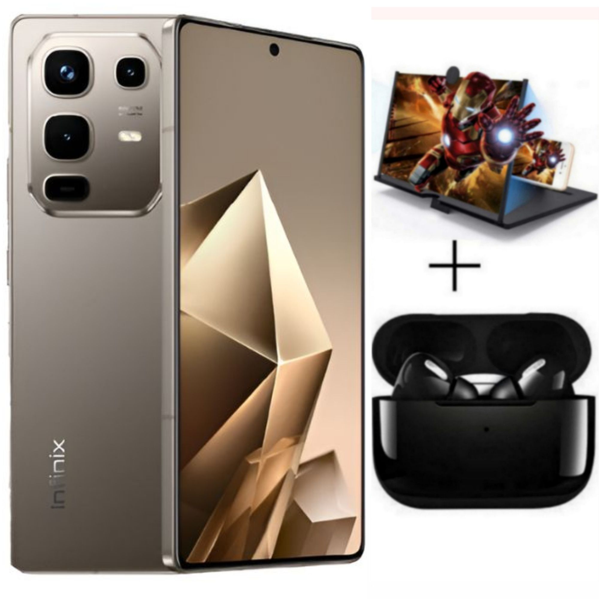Infinix Note 50S 5G Network 256GB+8GB RAM 6.78" 144Hz Screen Dual SIM Phone 64MP Camera 5500mAh Battery 45W charging Android 15 MediaTek Dimensity 7300 Ultimate Smart AI Phones + Free Gifts
