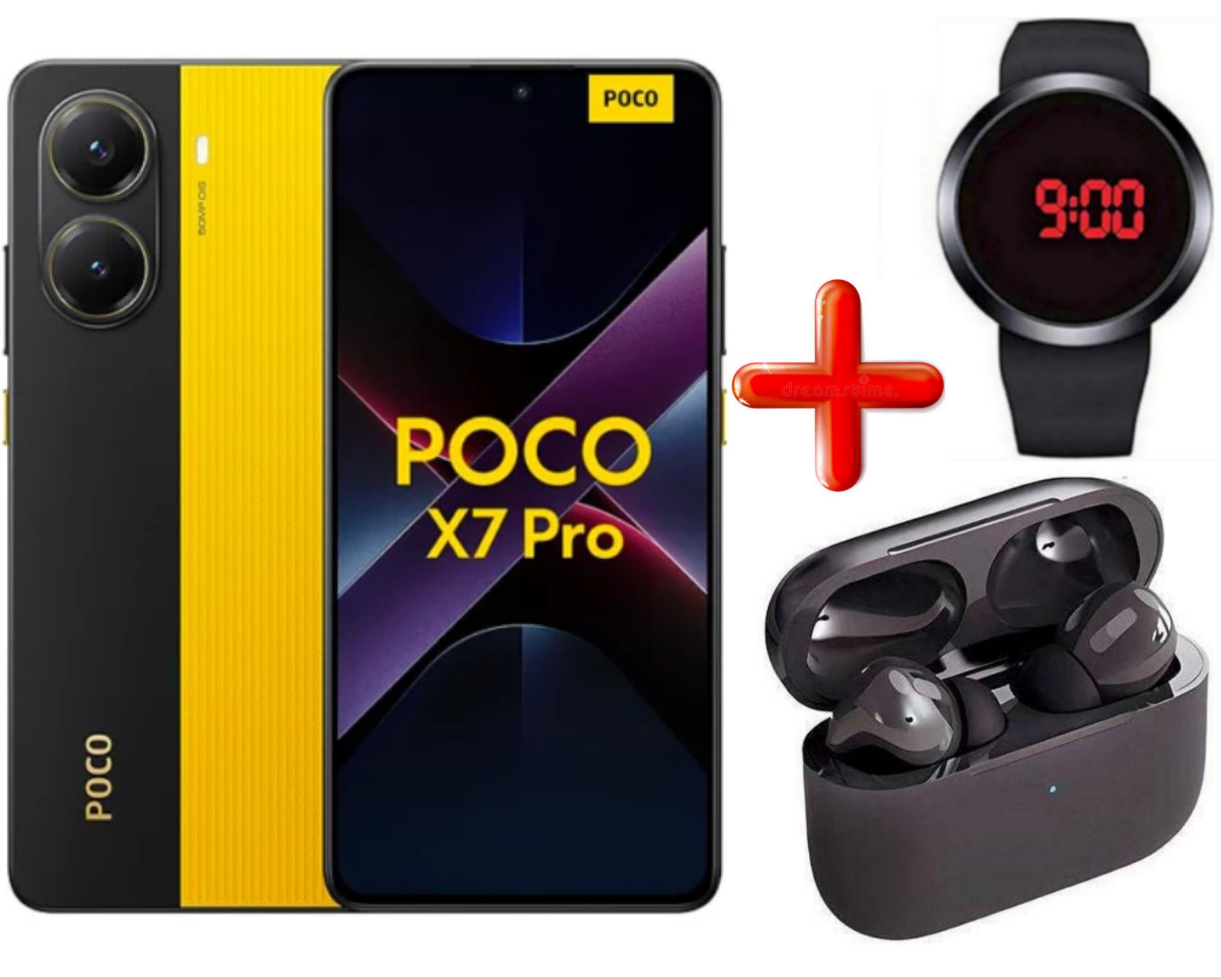 Xiaomi Poco X7 Pro 5G 512GB ROM + 12GB RAM 6.67" 120Hz HDR10+ AMOLED Display 50MP+20MP Camera Huge 6000mAh Battery 90W Fast Charging Dust/Water Resistant 8400 Ultra Android + FREE GIFTS AVAILABLE