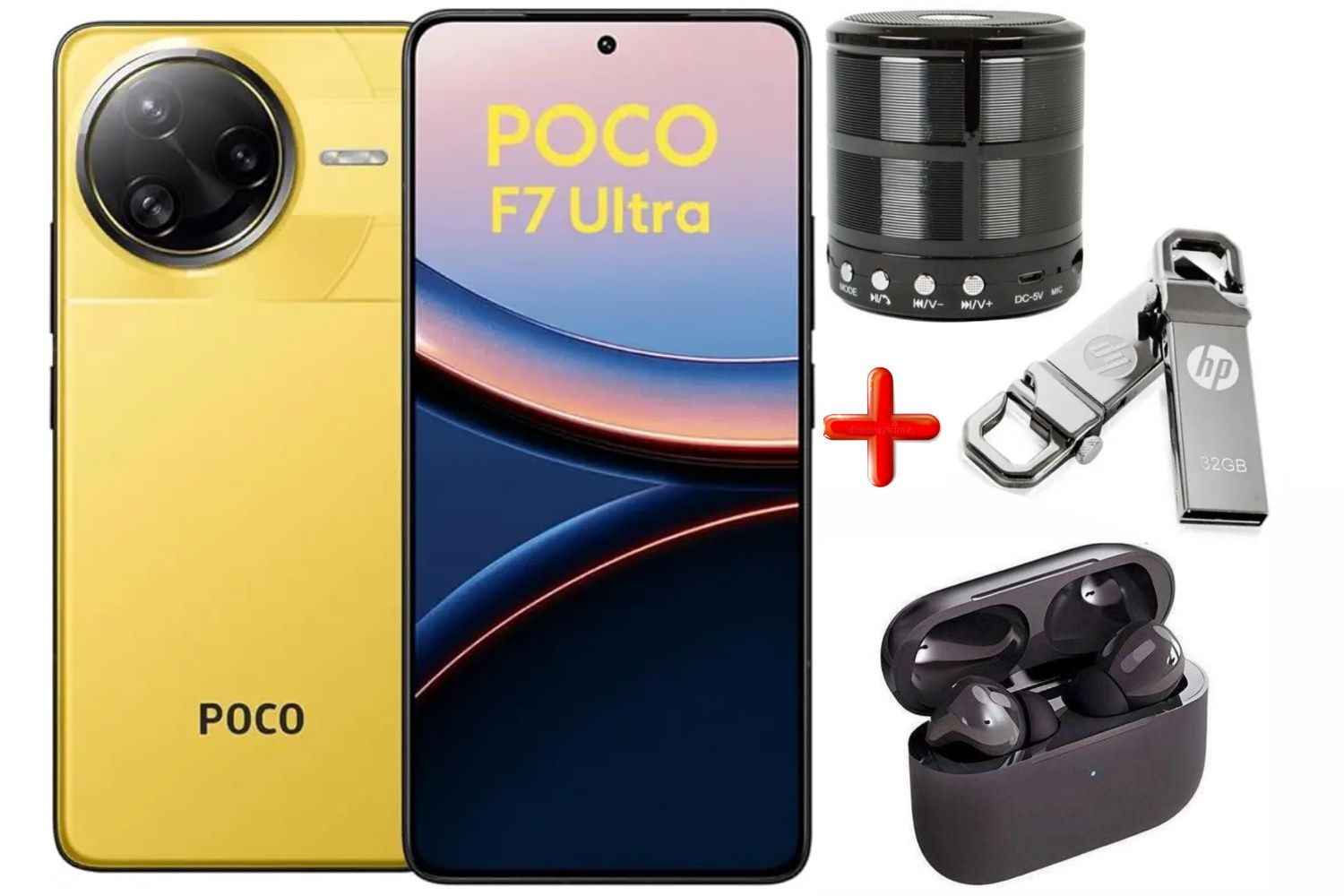 [Discount Sale] Xiaomi Poco F7 Ultra 5G 6.67" 120Hz AMOLED Display 512GB ROM+16GB RAM 50MP+32MP Camera Snapdragon 8 Elite Chip 5300mAh 120W Batt Dual SIM Fingerprint 2yr Wrnty Type-C Android 15 Phone