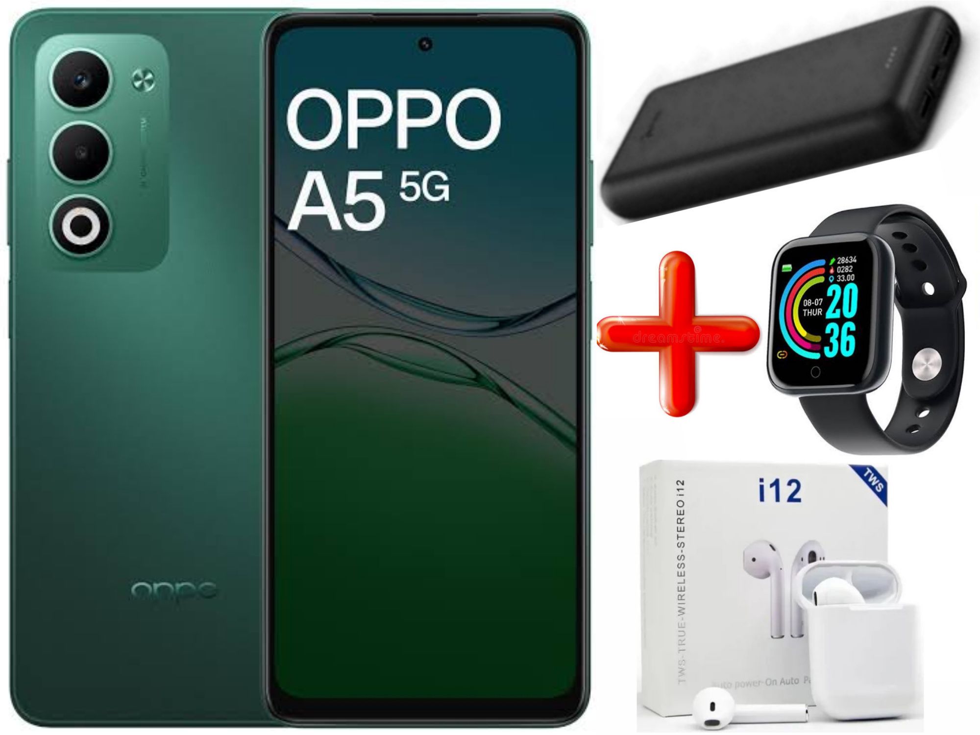 Brand New OPPO A5 128GB ROM + 6GB RAM 6.67" 120Hz 45W SUPER 6000mAh Large Battery IP65 Water Dust Resistance MTK Density 6300 50MP Android 15 Type-C Charge Smart Phones phone