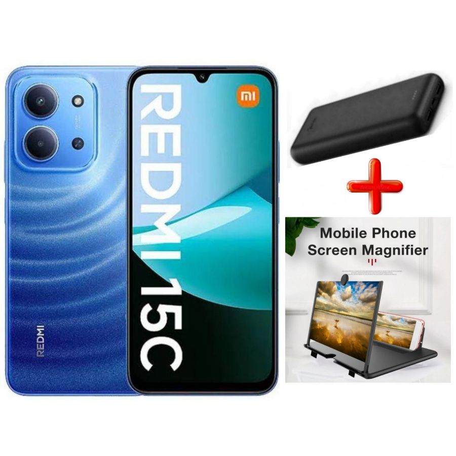 NEW ARRIVAL REDMI 15C 256GB Storage Up t 16(8+8) GB Ram 6.9'' FHD Immersive Display 50MP Main Cam 8MP front 6000mAh 33W Fast Charger Android 15 Xiaomi Hyper OS Side Fingerprint Smartphone + FREE GIFTS