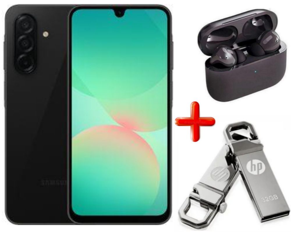 Samsung Galaxy A26 5G 128GB ROM Storage + 6GB RAM 6.7" 120Hz Super AMOLED Display 50MP+13MP Cameras Exynos 1380 Chipset 5000mAh Battery 25W Fast Charge Dust/Water Resistant Smart Phone + FREE GIFTS
