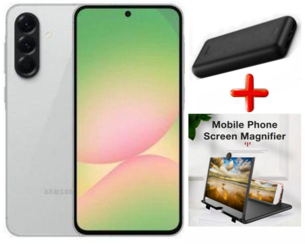 Samsung Galaxy A26 5G 128GB ROM Storage + 6GB RAM 6.7" 120Hz Super AMOLED Display 50MP+13MP Cameras Exynos 1380 Chipset 5000mAh Battery 25W Fast Charge Dust/Water Resistant Smart Phone + FREE GIFTS