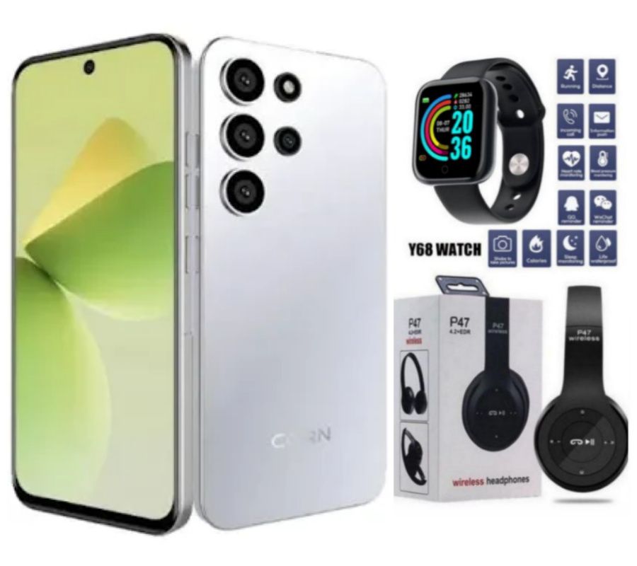 [NEW DEAL!!!] CORN LUMIA S26 MAX 6.67"HD STORAGE 64GB ROM +5(2+3) GB RAM STRONG BATTERY 5000mAh DUAL SIM CARD SMART PHONE SIDE-MOUNTED FINGERPRINT FACE UNLOCK,13MP ULTRA CAMERA 8MP Selfie + FREE GIFTS