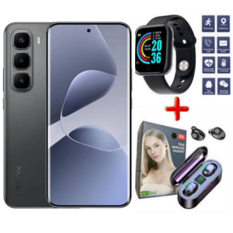 [SUPER DEALS!!!] Infinix Hot 60i 128GB ROM + 8(4+4) GB RAM 6.7" 120Hz 4G Slim Phone Dual SIM 5160mAh 45W Fast Charging 50MP Camera Fingerprint Lock IP64 Gyroscope G81 Ultimate One-Tap AI Smart Phones