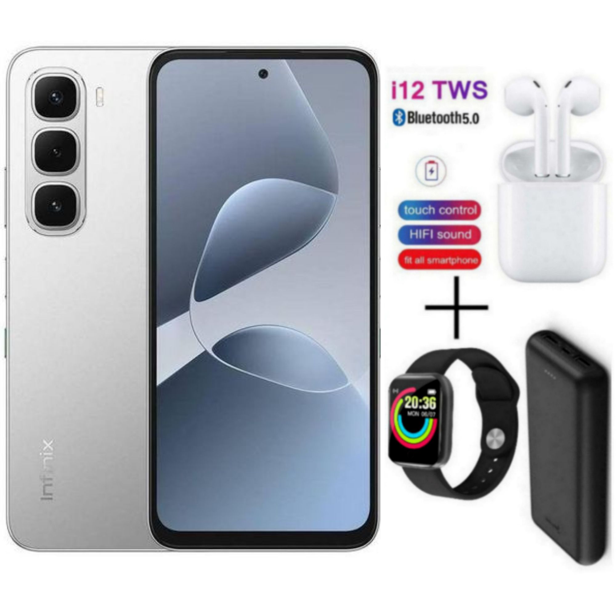 [SUPER DEALS!!!] Infinix Hot 60i 128GB ROM + 8(4+4) GB RAM 6.7" 120Hz 4G Slim Phone Dual SIM 5160mAh 45W Fast Charging 50MP Camera Fingerprint Lock IP64 Gyroscope G81 Ultimate One-Tap AI Smart Phones