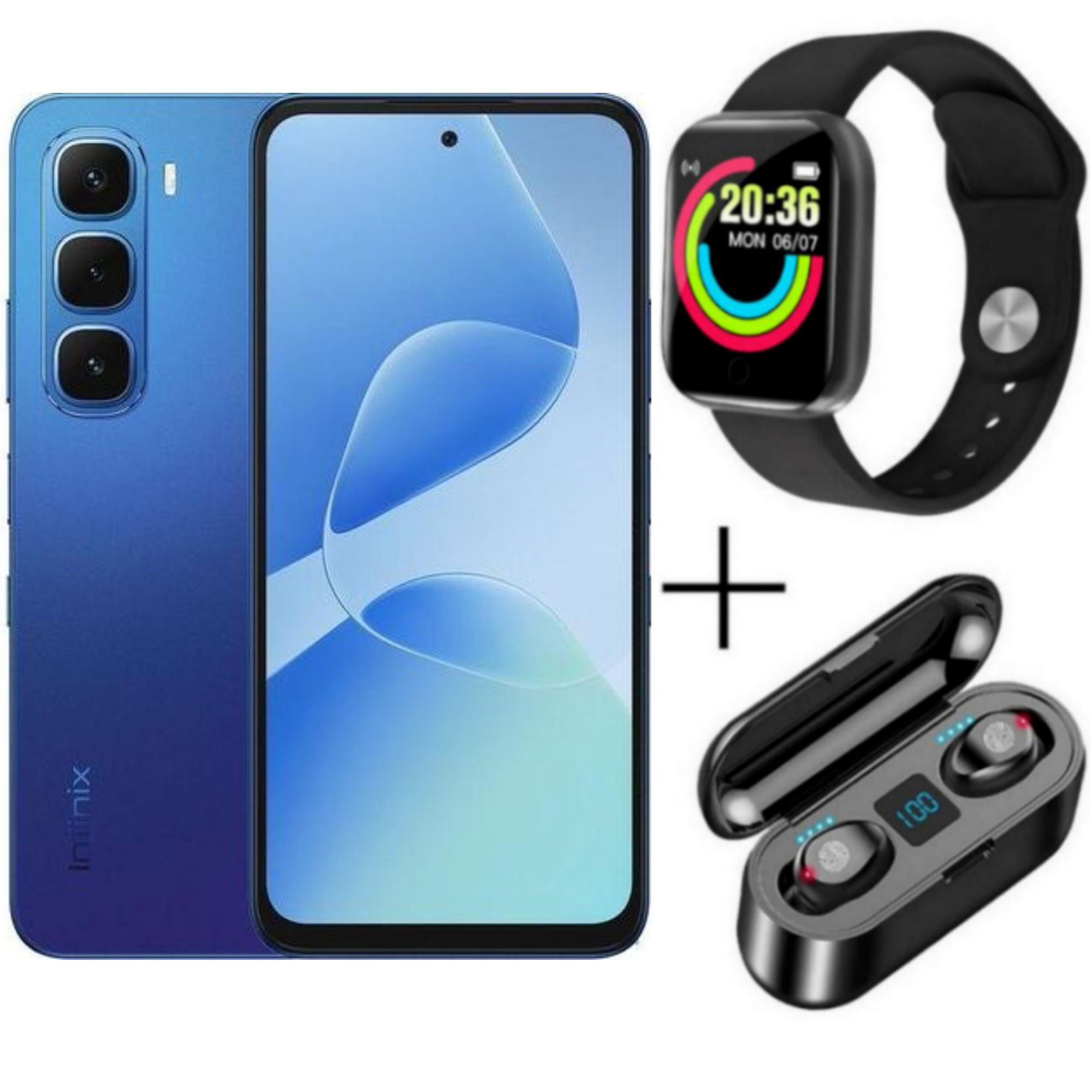 [SUPER DEALS!!!] Infinix Hot 60i 128GB ROM + 8(4+4) GB RAM 6.7" 120Hz 4G Slim Phone Dual SIM 5160mAh 45W Fast Charging 50MP Camera Fingerprint Lock IP64 Gyroscope G81 Ultimate One-Tap AI Smart Phones