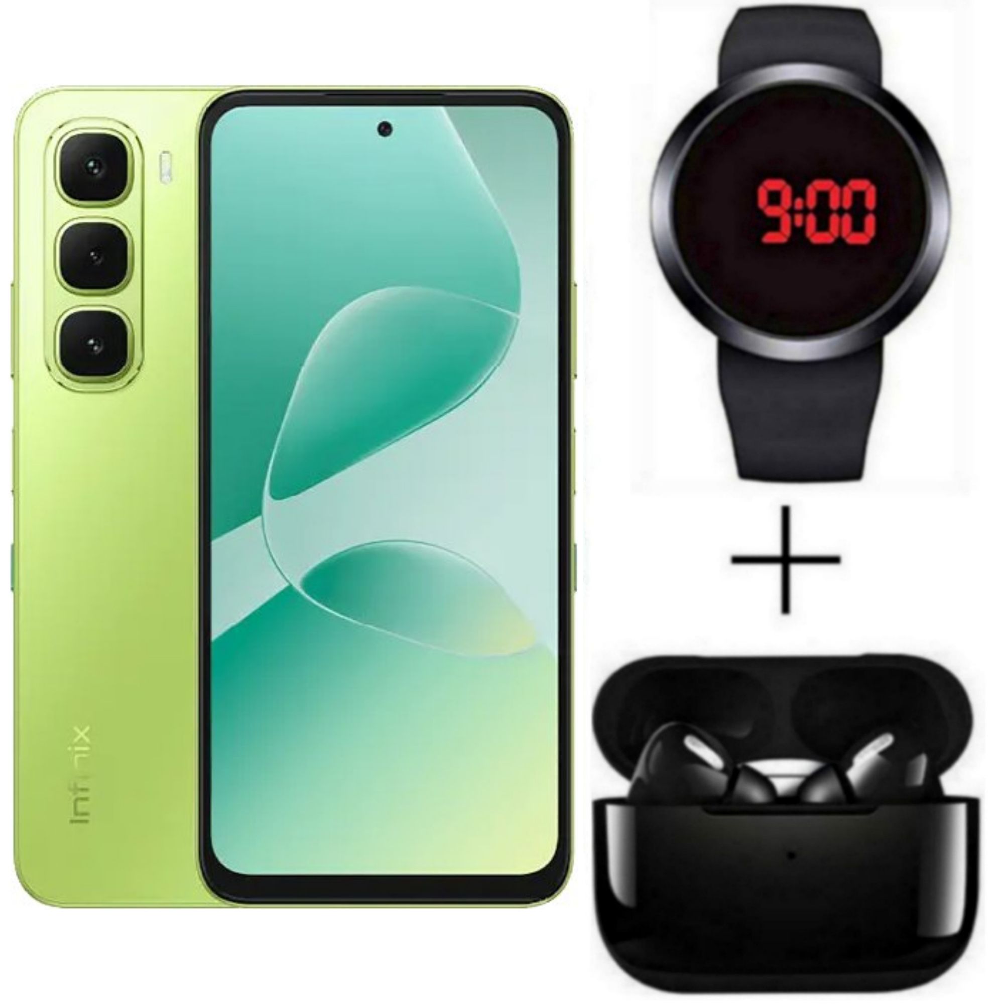 [SUPER DEALS!!!] Infinix Hot 60i 128GB ROM + 8(4+4) GB RAM 6.7" 120Hz 4G Slim Phone Dual SIM 5160mAh 45W Fast Charging 50MP Camera Fingerprint Lock IP64 Gyroscope G81 Ultimate One-Tap AI Smart Phones