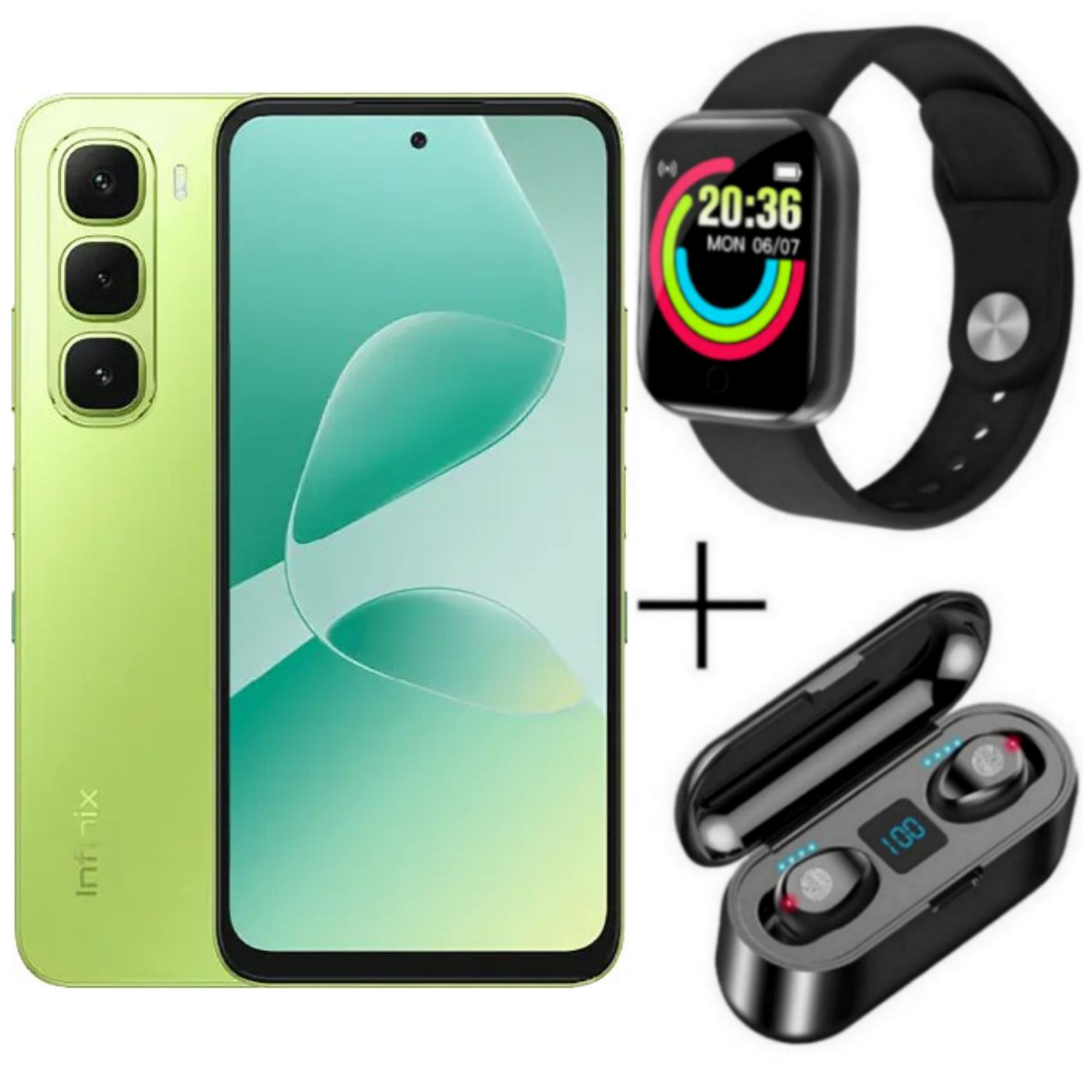 [SUPER DEALS!!!] Infinix Hot 60i 128GB ROM + 8(4+4) GB RAM 6.7" 120Hz 4G Slim Phone Dual SIM 5160mAh 45W Fast Charging 50MP Camera Fingerprint Lock IP64 Gyroscope G81 Ultimate One-Tap AI Smart Phones