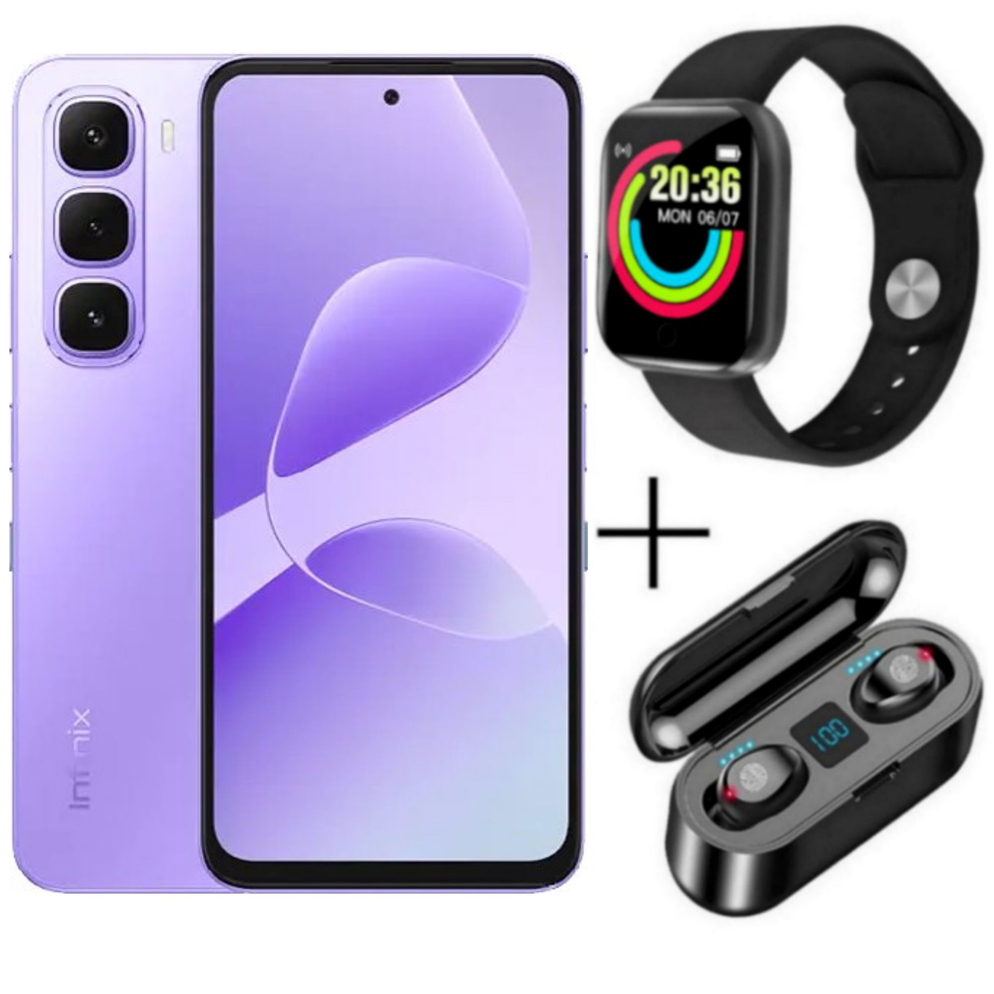 [SUPER DEALS!!!] Infinix Hot 60i 128GB ROM + 8(4+4) GB RAM 6.7" 120Hz 4G Slim Phone Dual SIM 5160mAh 45W Fast Charging 50MP Camera Fingerprint Lock IP64 Gyroscope G81 Ultimate One-Tap AI Smart Phones