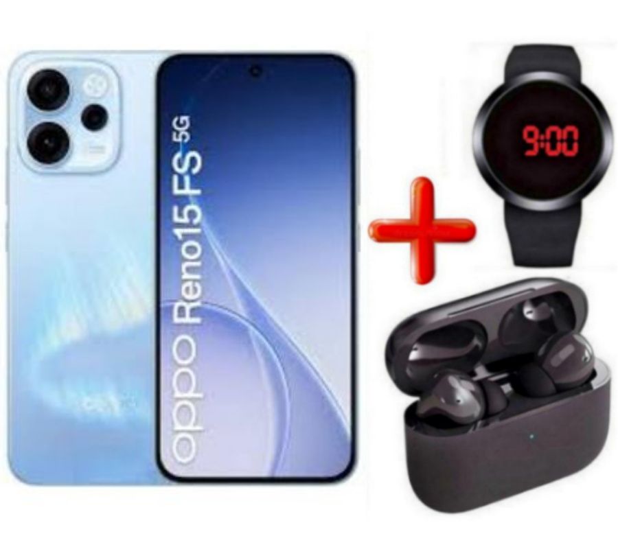 [SUPER DEALS!!!] Oppo Reno 15F 5G 12GB RAM 512GB ROM 50MP Triple Camera 6.57 Inch 120Hz AMOLED Display Gorilla Glass Protection Smartphone Snapdragon 7000mAh Battery 80W Charging Phone New + GIFTS