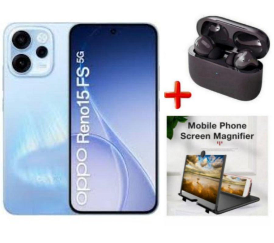 [SUPER DEALS!!!] Oppo Reno 15F 5G 12GB RAM 512GB ROM 50MP Triple Camera 6.57 Inch 120Hz AMOLED Display Gorilla Glass Protection Smartphone Snapdragon 7000mAh Battery 80W Charging Phone New + GIFTS