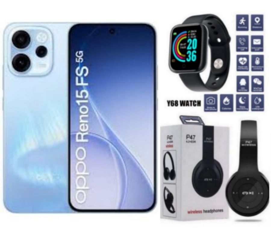 [SUPER DEALS!!!] Oppo Reno 15F 5G 12GB RAM 512GB ROM 50MP Triple Camera 6.57 Inch 120Hz AMOLED Display Gorilla Glass Protection Smartphone Snapdragon 7000mAh Battery 80W Charging Phone New + GIFTS