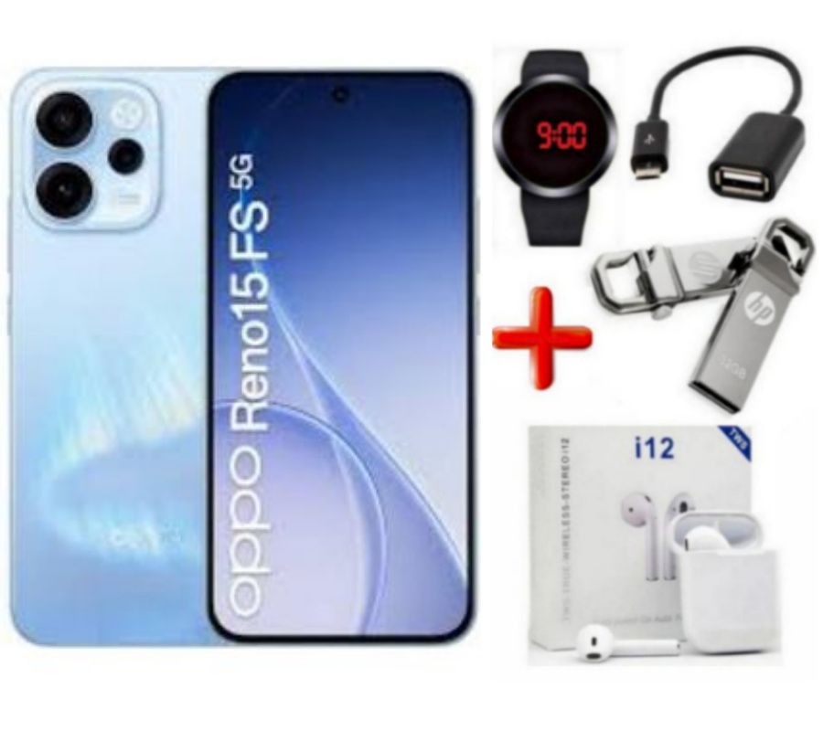 [SUPER DEALS!!!] Oppo Reno 15F 5G 12GB RAM 512GB ROM 50MP Triple Camera 6.57 Inch 120Hz AMOLED Display Gorilla Glass Protection Smartphone Snapdragon 7000mAh Battery 80W Charging Phone New + GIFTS