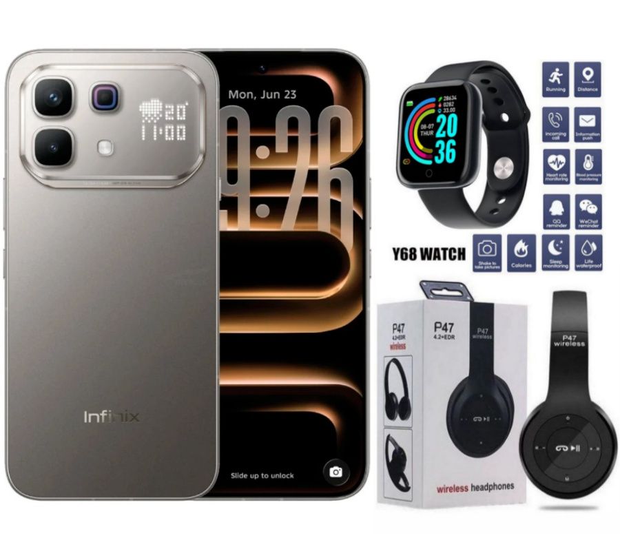 [NEW ARRIVAL!!!] INFINIX NOTE 60 PRO 5G 256GB ROM Storage + 16(8+8)GB RAM 6.78" AMOLED 144Hz Display (50+8)MP Rear Camera 6000mAh Battery 90W Wired 30W On-Screen Fingerprint Android 16 AI + FREE GIFTS