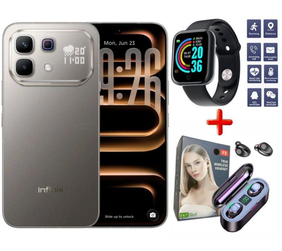 [NEW ARRIVAL!!!] INFINIX NOTE 60 PRO 5G 256GB ROM Storage + 16(8+8)GB RAM 6.78" AMOLED 144Hz Display (50+8)MP Rear Camera 6000mAh Battery 90W Wired 30W On-Screen Fingerprint Android 16 AI + FREE GIFTS