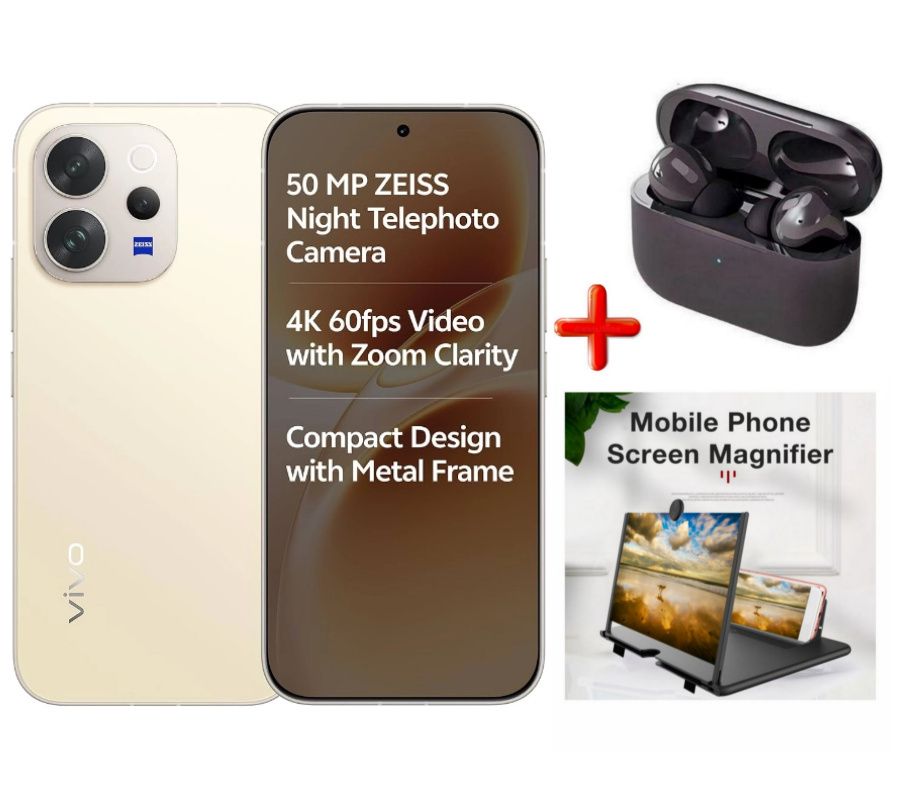[SUPER DEALS!!!] VIVO V70, 12GB RAM + 512GB ROM STORAGE, 5G, AMOLED, ANDROID 16, SNAPDRAGON 7 GEN 4, 120Hz,90W FAST CHARGE, 50MP CAMERA, 6500mAh BATTERY, 6.59" DISPLAY + FREE AMAZING GIFTS