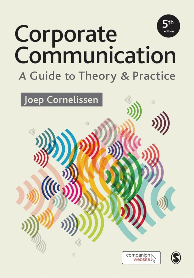 Corporate Communication - A guide to theory & Practice