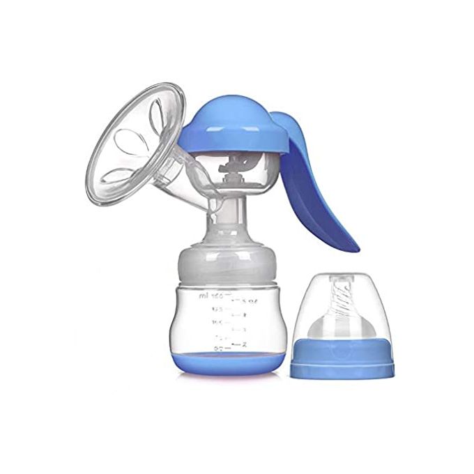 Healthy Manual Breast Pump + Free Baby Bottle Cap