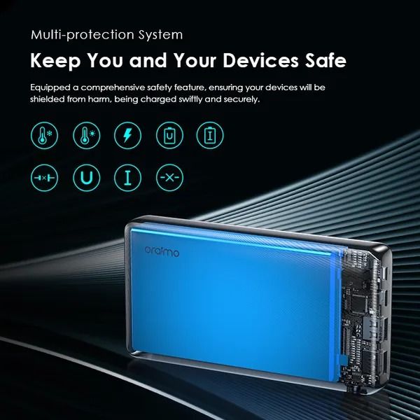oraimo Traveler 15W Flash 20000mAh 15W Power Bank Fast Charge Powerbank