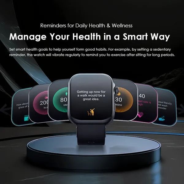 oraimo Watch ES 2 1.95″ AMOLED IP68 Smart Watch 1.95'' AMOLED Display  7 Days Battery Life Bluetooth Call Normal Using Time: 7 days