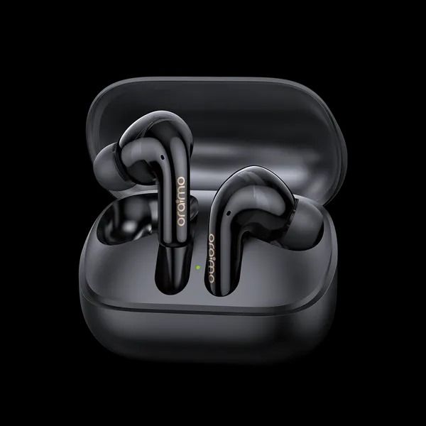 oraimo SpaceBuds N ANC True Wireless Earbuds  38-Hr Long Playtime  Active Noise Cancellation Up to 8.5 hours; the case provides additional 23.5 hours. (ANC ON)