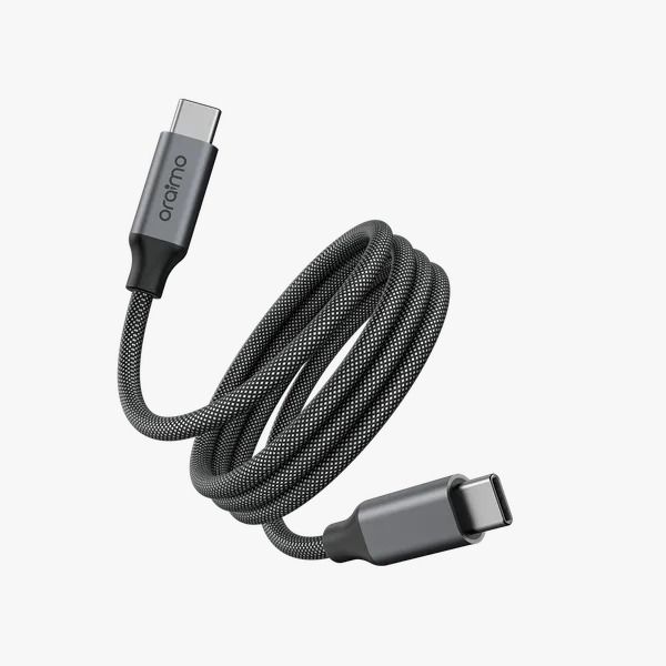 oraimo MagCable 1M 60W Type-C to Type-C Data Cable  Magnetic Self Aligning 60W Fast Charging  Stain & Wear Resistance  High Transfer Speed
