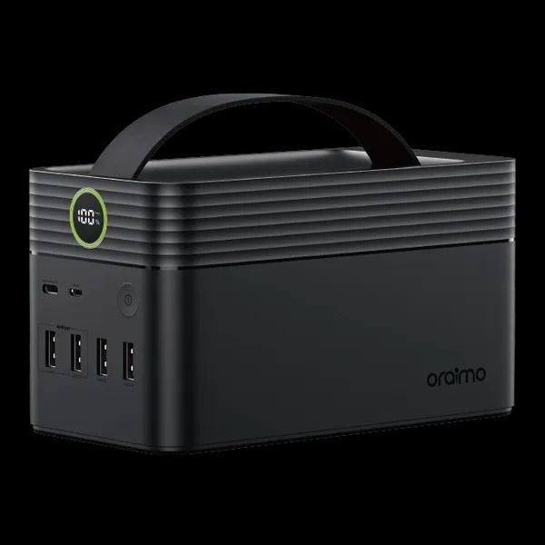 oraimo PowerBox 600 60000mAh 22.5W Power Bank  PD&QC3.0 IN&OUT 5 Outputs  LED Screen Display Oraimo 60000mAh 22.5W Power Bank