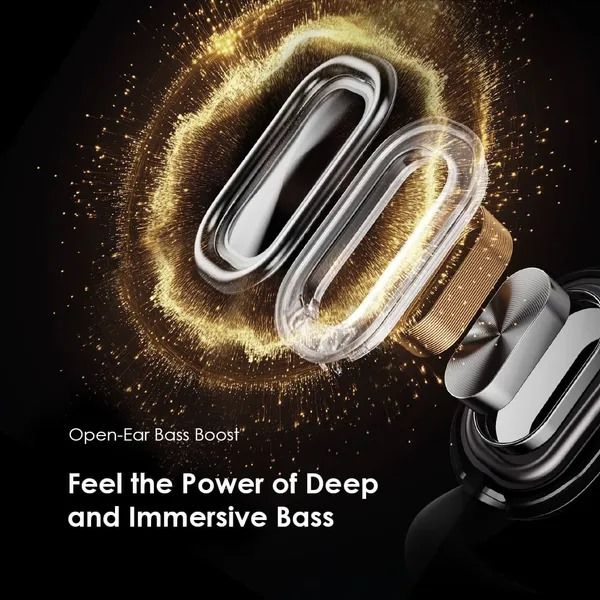 oraimo OpenCirclet 2 IPX5 Steps Tracking Open-Ear Headphones  Open-Ear Bass Boost HD Voice in Calls  IPX5 Waterproof Dual Device Connection Enjoy Seamless Transitions Between Devices