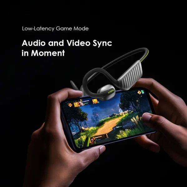 oraimo OpenCirclet 2 IPX5 Steps Tracking Open-Ear Headphones  Open-Ear Bass Boost HD Voice in Calls  IPX5 Waterproof Dual Device Connection Enjoy Seamless Transitions Between Devices