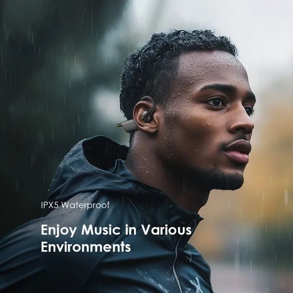 oraimo OpenCirclet 2 IPX5 Steps Tracking Open-Ear Headphones  Open-Ear Bass Boost HD Voice in Calls  IPX5 Waterproof Dual Device Connection Enjoy Seamless Transitions Between Devices