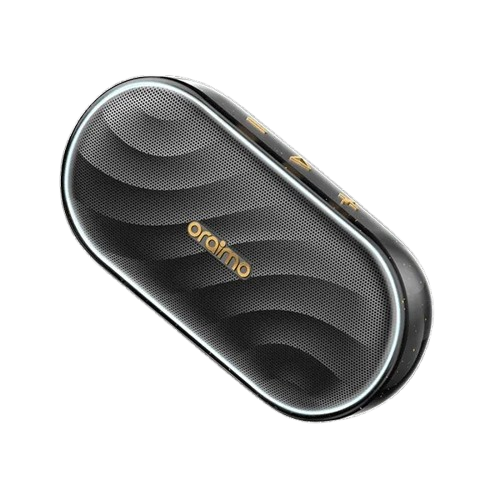 oraimo SpaceBox 8W FM Wireless Speaker  Powerful and Punchy Bass  PlaytimeBoost Mode Battery Capacity：1800mAh/3.7V Audio Output: 8W Charging Input: Type-C Play Mode: BT, TF card, FM radio