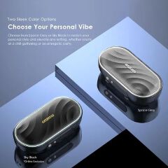 oraimo SpaceBox 8W FM Wireless Speaker  Powerful and Punchy Bass  PlaytimeBoost Mode Battery Capacity：1800mAh/3.7V Audio Output: 8W Charging Input: Type-C Play Mode: BT, TF card, FM radio