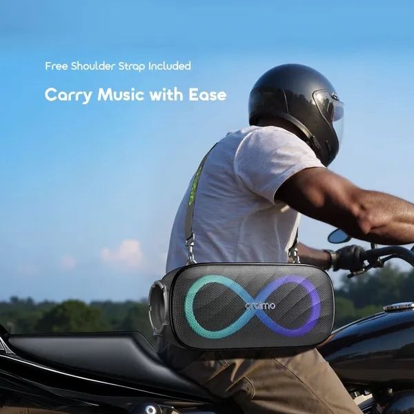 oraimo SpaceBox Pro 80W Karaoke-Support Wireless Speaker Oraimo Portable Speaker Oraimo Bluetooth Portable Big Bass Speaker 6 Hours (Maximum Volume), 10 Hours (Medium Volume) Battery Capacity: 5000mAh