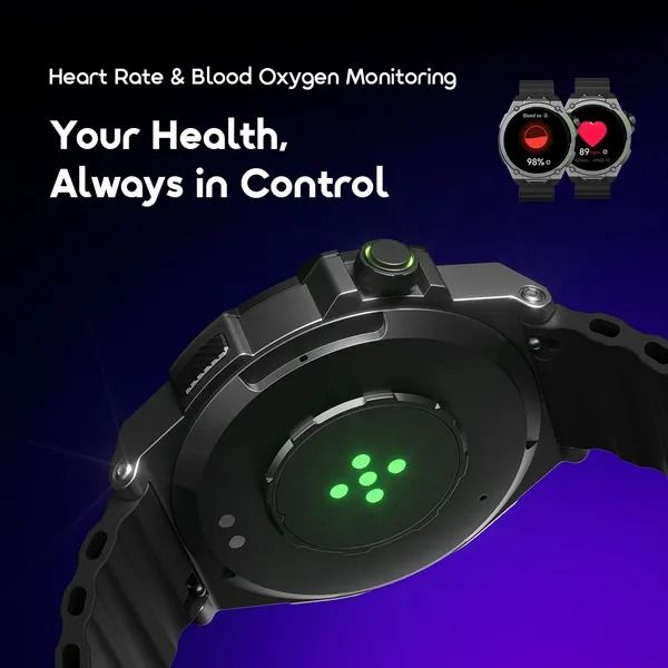 oraimo Watch Nova RV 1.39" HD Video Watch Faces IP68 Smart Watch Wireless HD Calling Video Watch Faces Camera Remote, Preview Sync Anti-scratch Panda Glass Battery Capacity: 300mAh BT Version: V5.3