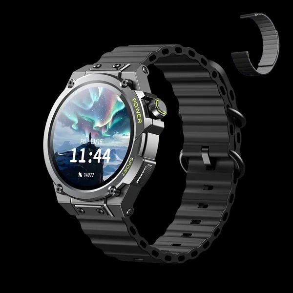 oraimo Watch Nova RV 1.39" HD Video Watch Faces IP68 Smart Watch Wireless HD Calling Video Watch Faces Camera Remote, Preview Sync Anti-scratch Panda Glass Battery Capacity: 300mAh BT Version: V5.3
