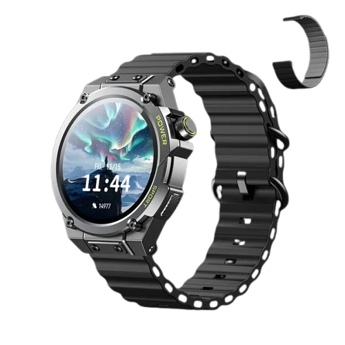 oraimo Watch Nova RV 1.39" HD Video Watch Faces IP68 Smart Watch Wireless HD Calling Video Watch Faces Camera Remote, Preview Sync Anti-scratch Panda Glass Battery Capacity: 300mAh BT Version: V5.3