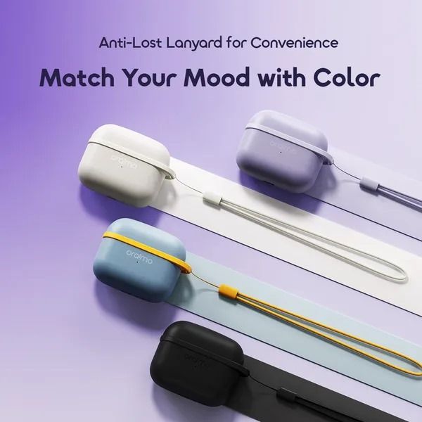 oraimo SpaceBuds Lite Sound360 Anti-Lost True Wireless Earbuds  Sound360 Spatial Audio Smart Earbud Finder Free Anti-Lost Lanyard Included 40-Hr Long Playtime