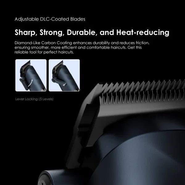 oraimo SmartClipper Pro Max Professional Hair Clipper  LED Screen Display  Adjustable Blades  5-Hour Run Time Up to 7500RPM Motor