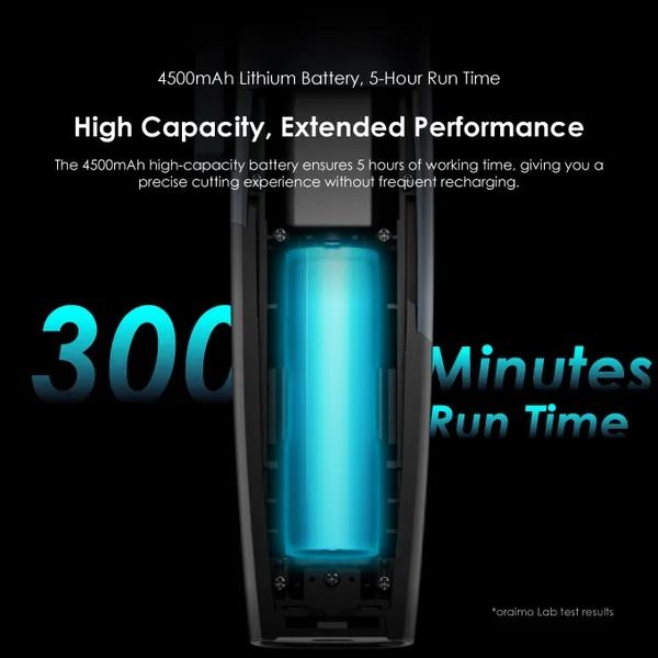 oraimo SmartClipper Pro Max Professional Hair Clipper  LED Screen Display  Adjustable Blades  5-Hour Run Time Up to 7500RPM Motor