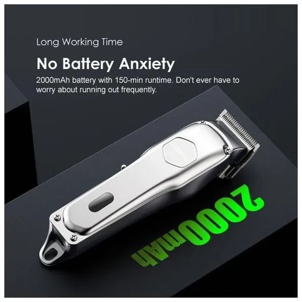 oraimo Smart Clipper 2 Professional Hair Clipper 2.5 hrs Runtime Precise Blades for All Hair Types  LED Screen Display