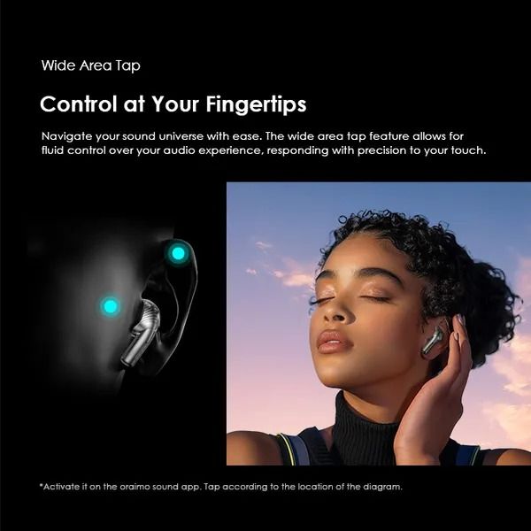 oraimo SpaceBuds Pro Hybrid ANC True Wireless Earbuds  50dB Hybrid ANC Noise Cancellation Space Capsule Design Concept  Sound360 Spatial Audio AI Noise Cancellation
