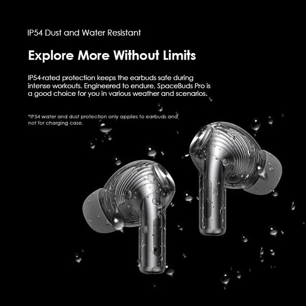 oraimo SpaceBuds Pro Hybrid ANC True Wireless Earbuds  50dB Hybrid ANC Noise Cancellation Space Capsule Design Concept  Sound360 Spatial Audio AI Noise Cancellation